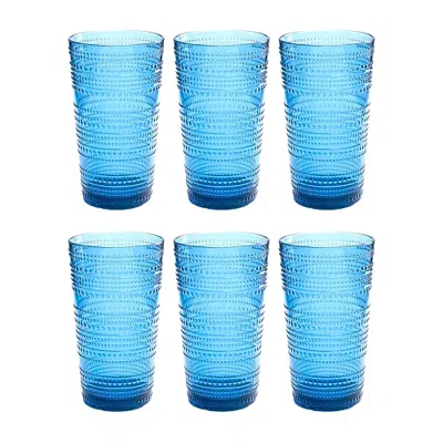 Tarhong 6-pc. Drinkware Set In Blue