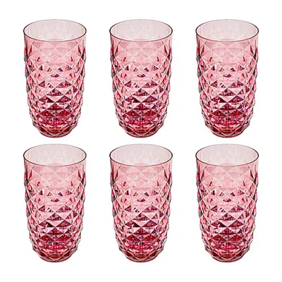 Tarhong 6-pc. Drinkware Set In Pink