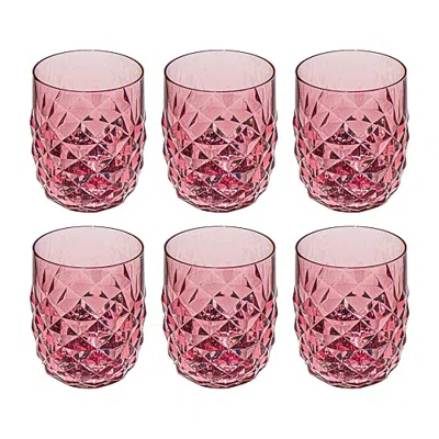 Tarhong 6-pc. Wine Glass In Pink