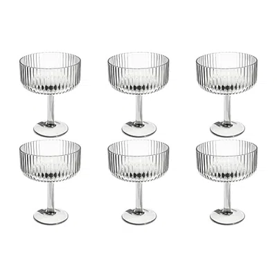 Tarhong 6-pc. Wine Glass In Transparent