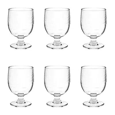 Tarhong 6-pc. Wine Glass In Transparent