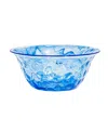 Tarhong Aegean Swirl Serve Bowl In Blue