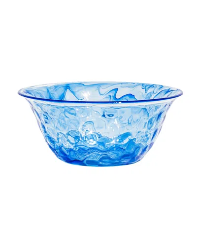 Tarhong Aegean Swirl Serve Bowl In Blue