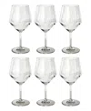 Tarhong Angle Goblets 23 Oz, Set Of 6 In Clear