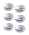 Tarhong Azul Dinner Bowl Set Of 6 In Blue