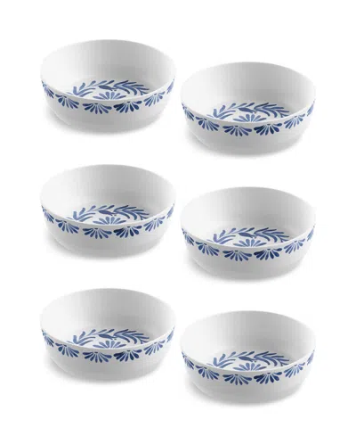 Tarhong Azul Dinner Bowl Set Of 6 In Blue