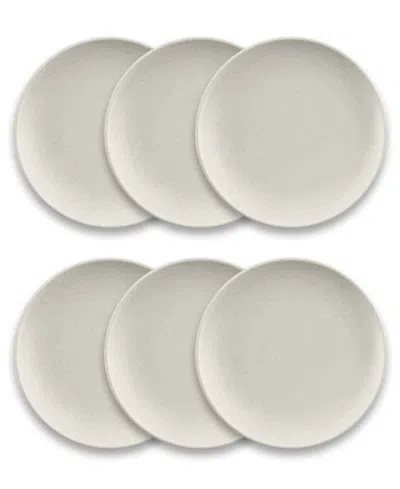 TARHONG COUPE WHEAT POLYPROPYLENE DINNER PLATE SET OF 6
