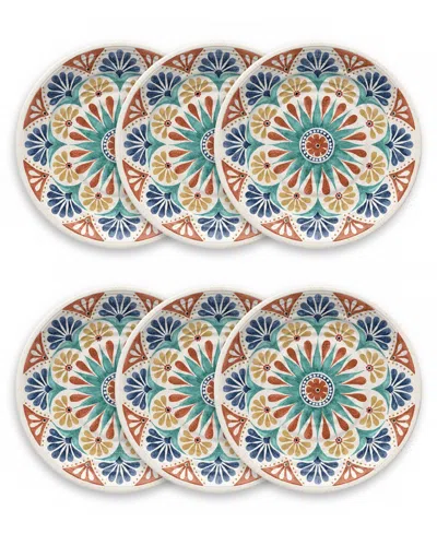 Tarhong Desert Rio Dinner Plate Set Of 6 In Assorted