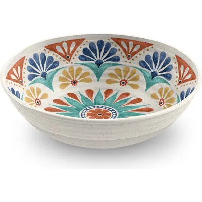 Tarhong Desert Rio Melamine Serving Bowl In Multi