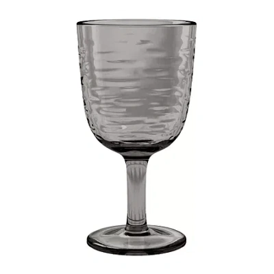 Tarhong Foundry Acrylic Goblet 6-pc. Red Wine Glass In Gray