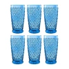 Tarhong Hobnail 6-pc. Drinkware Set In Blue