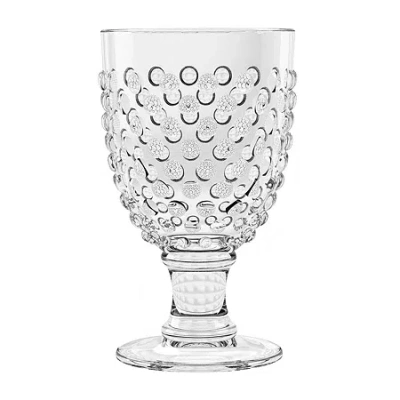 Tarhong Hobnail 6-pc. Drinkware Set In Transparent