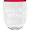 Tarhong Holiday Set Of 6 Stemless Wine Glasses In Clear
