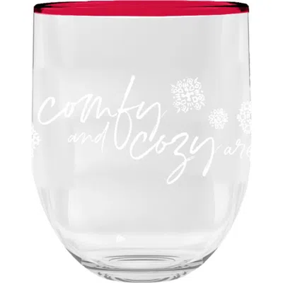 Tarhong Holiday Set Of 6 Stemless Wine Glasses In Transparent