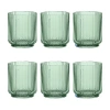 Tarhong Mesa 6-pc. Drinkware Set In Green