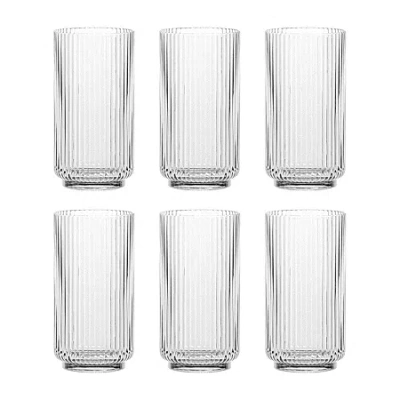 Tarhong Mesa 6-pc. Drinkware Set In Transparent