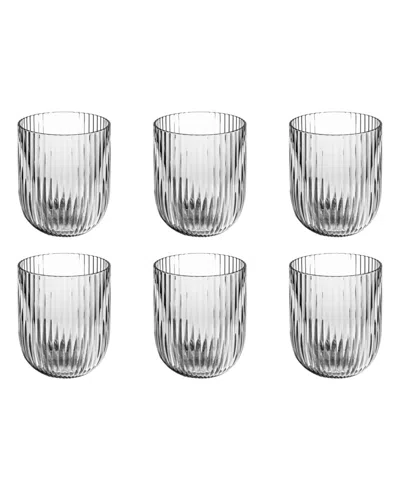 Tarhong Mesa Stemless Glasses, Set Of 6 In Clear