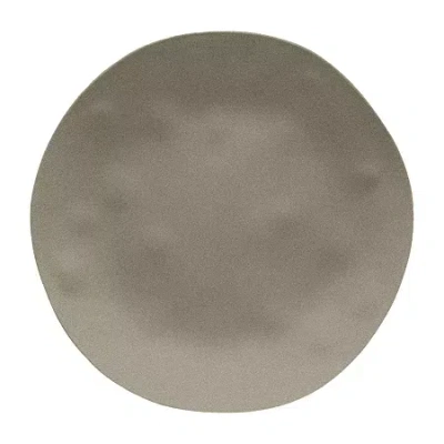 Tarhong Planta Matte 6-pc. Melamine Dinner Plate In Gray