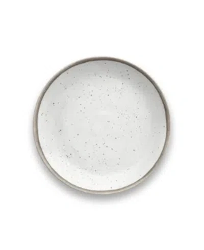 Tarhong Retreat Pottery White Salad 8.5" Set Of 6