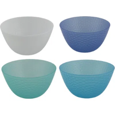 Tarhong Set Of 4 Hammered Cereal Bowls In Multi