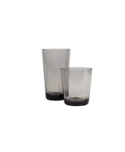 Tarhong Simple 8 Piece Drinkware Set In Gray