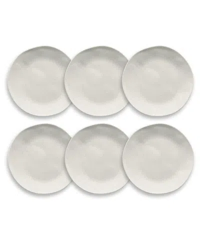 Tarhong Wheat Pp 6-piece Salad Plate Set, 8.5" In Cream