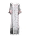 Tarifa Soul Woman Maxi Dress White Size Onesize Rayon In White