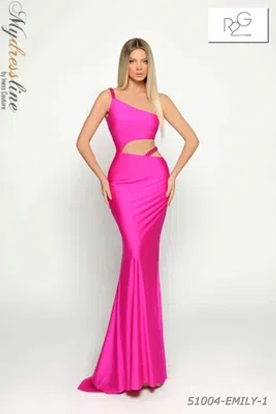Pre-owned Tarik Ediz 51004 Evening Dress Lowest Price Guarantee Authentic In Red