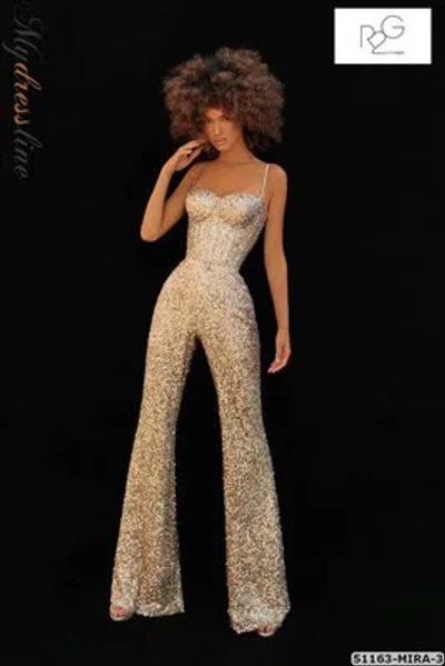 Pre-owned Tarik Ediz 51163 Evening Dress Lowest Price Guarantee Authentic In Pink