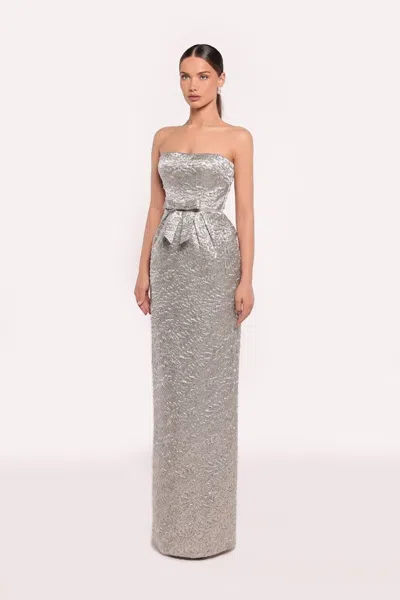 Tarik Ediz Alona Gown In Gray
