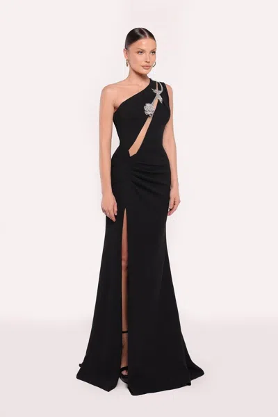 Tarik Ediz Benoite Gown In Black