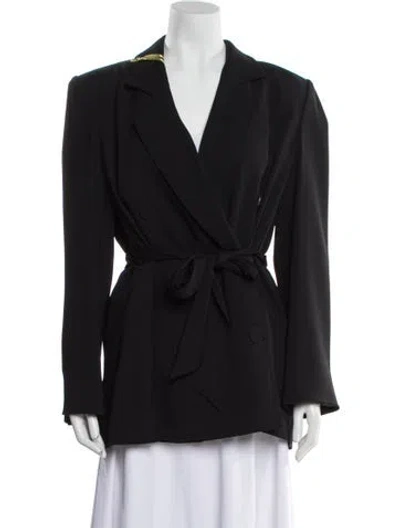 Pre-owned Tarik Ediz Blazer W/ Tags In Black