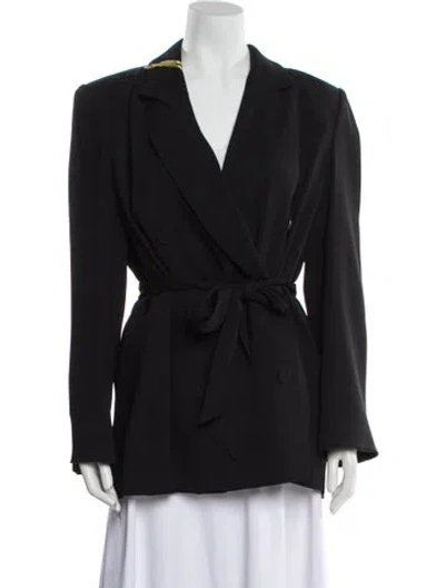 Pre-owned Tarik Ediz Blazer W/ Tags In Black