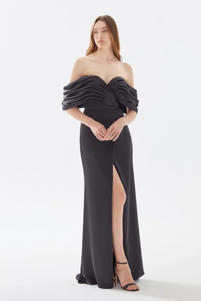 Tarik Ediz Calis Gown In Black