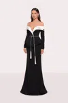 Tarik Ediz Canda Gown In Multi