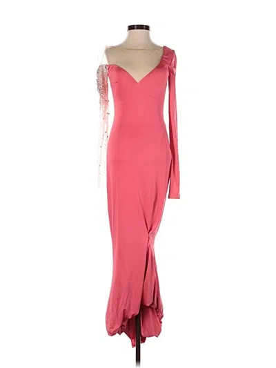 Pre-owned Tarik Ediz Cocktail Dress In Pink