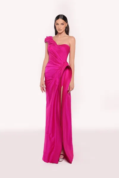 Tarik Ediz Cristina Gown In Pink