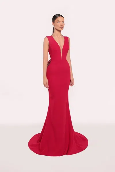 Tarik Ediz Elin Gown In Multi