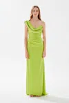 Tarik Ediz Prom Gown In Lime In Green