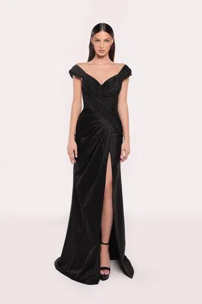 Tarik Ediz Juman Gown In Black