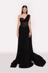 Tarik Ediz Matias Chiffon Gown In Multi