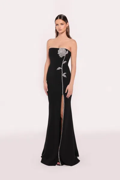 Tarik Ediz Merlina Gown In Black