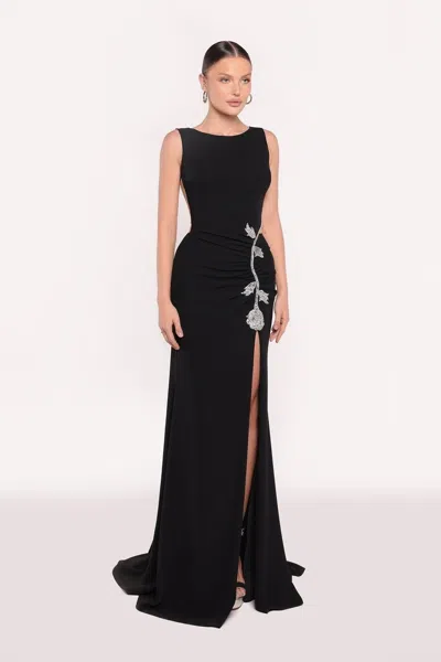 Tarik Ediz Mina Gown In Black