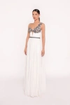 Tarik Ediz Miriam Gown In Multi