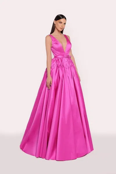 Tarik Ediz Monica Gown In Pink