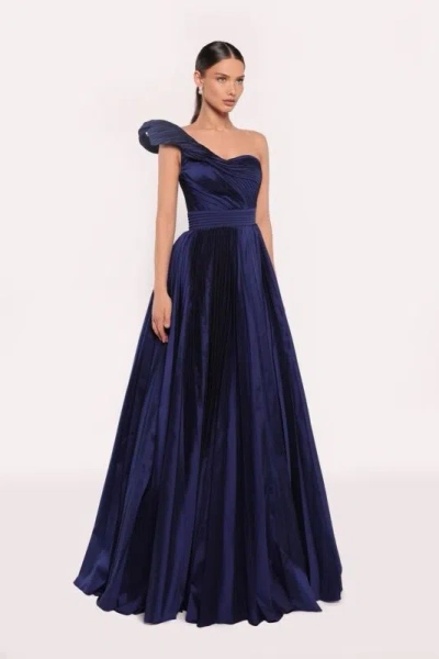 Tarik Ediz Morena Gown In Blue