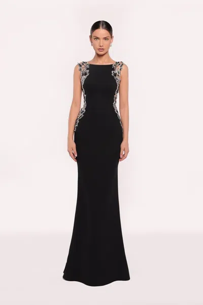 Tarik Ediz Ramilya Gown In Black