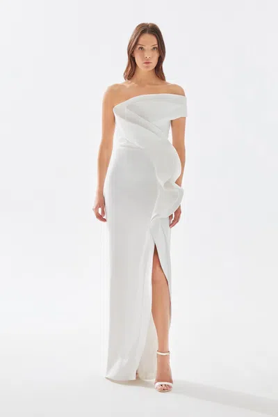 Tarik Ediz Renia Gown In Ivory