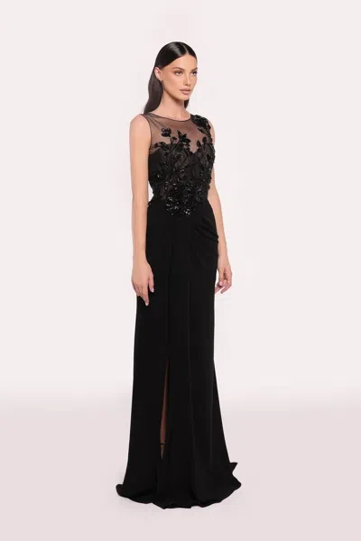 Tarik Ediz Rosie Gown In Black