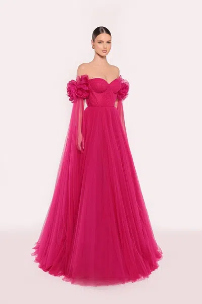 Tarik Ediz Runvay Gown In Pink